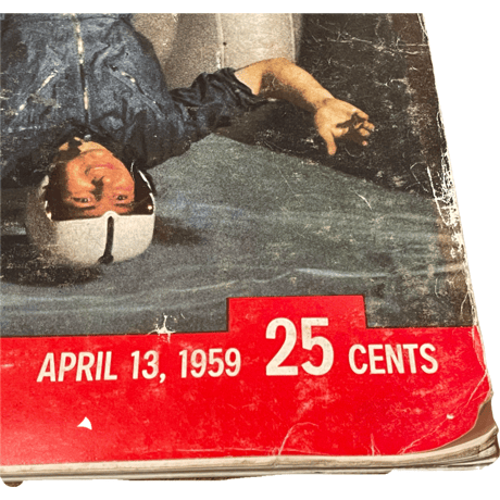VINTAGE BOOK (USED)  LIFE MAGAZINE 1959 APRIL