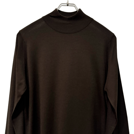 新品　JOHN SMEDLEY MOCNECK KNIT   100% MERINO WOOL  "MADE IN ENGLAND"
