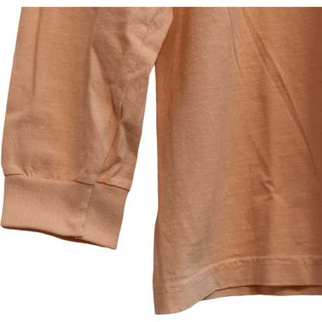 新品 LINUS GOLD ”TSP”  L/S TUBLAR TSHIRTS”APRICOT” MADE IN USA