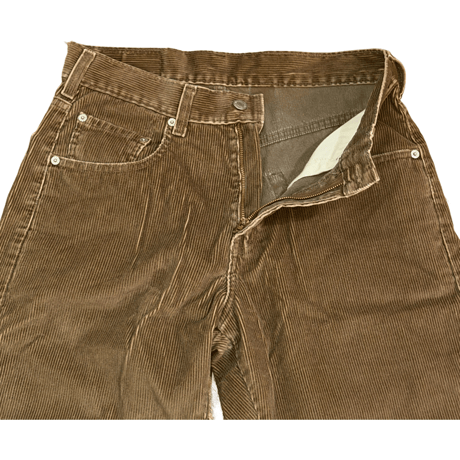USED US Levi's 569 BROWN CORDUROY