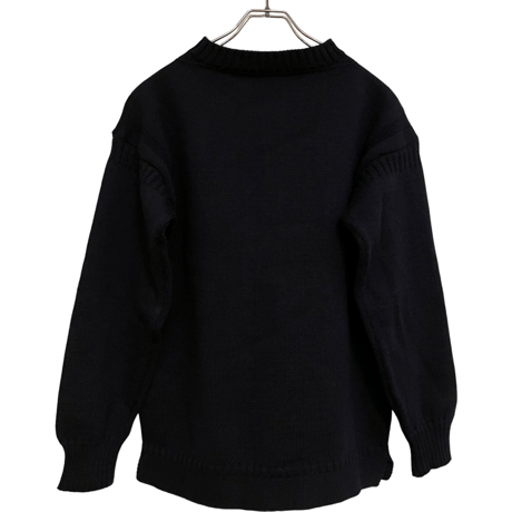 USED VINTAGE GURNSEY WOOLENS  SWEATER ”MADE IN ENGLAND”