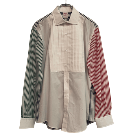 新品　 BROOKS BROTHERS DRESS SHIRTS CRAZY STRIPE