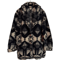 USED RL Lauren NATIVE PILE JACKET MADE IN USA