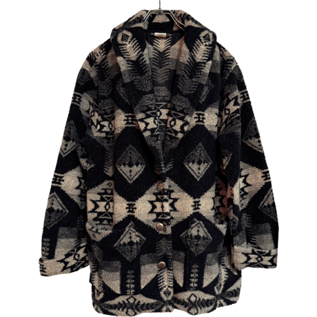 USED RL Lauren NATIVE PILE JACKET MADE IN USA