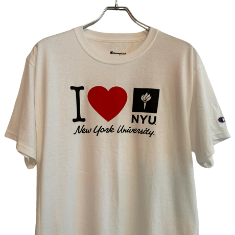 新品　CHAMPION S/S TSHIRTS  NYU(New York UNIVERSITY)