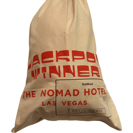 THE NOMAD HOTEL Las Vegas CANVAS DUFFLE BAG