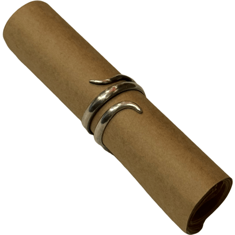 USED SILVER  RING