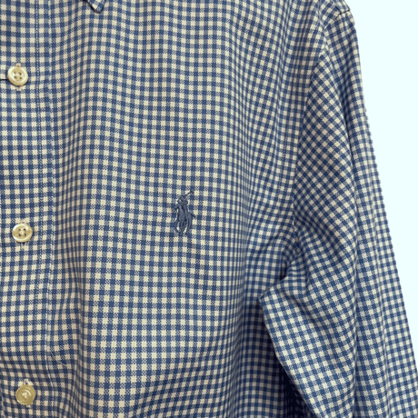 新品 POLO RALPH LAUREN BUTTON DOWN GINGHAM SHIRTS”CUSTOM FIT”