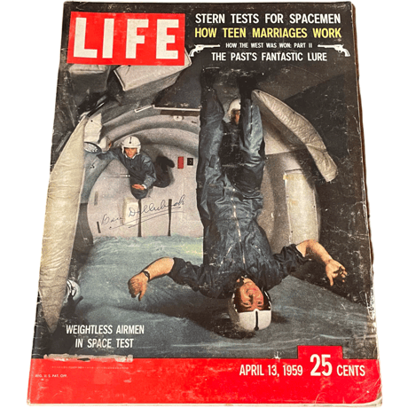 VINTAGE BOOK (USED)  LIFE MAGAZINE 1959 APRIL