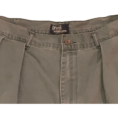 USED 90s POLO CHINO 2TAC SHORTS MADE IN USA
