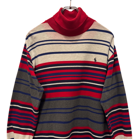 USED  POLO RALPH LAUREN TURTLE NECK KNIT SHIRTS MADE IN USA