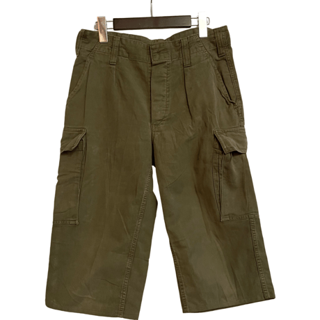 USED GERMANY MOLESKIN TROUSER "CUT OFF" 1989