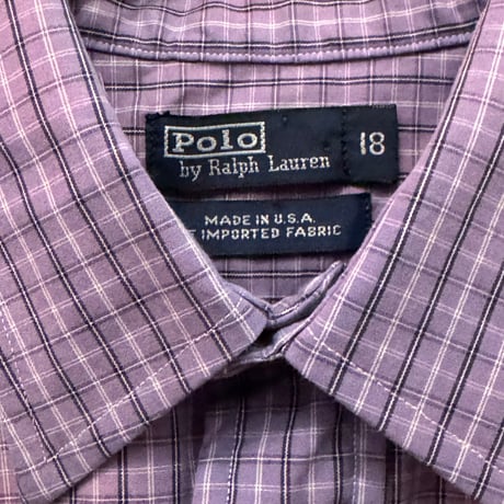 USED POLO RALPH LAUREN  SHIRTS MADE IN USA ”SUN FADE”