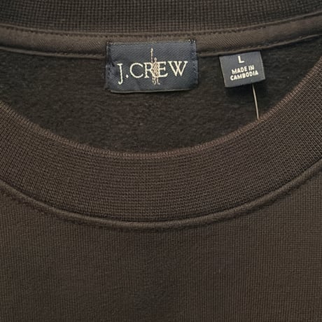 新品　J CREW CREWNECK SWEAT MATT BLACK