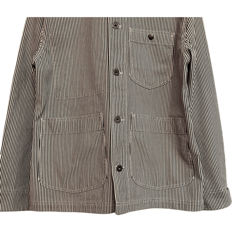 新品　J CREW ”WALLACE&BARNES"HICKORY STRIPE WORK JACKET
