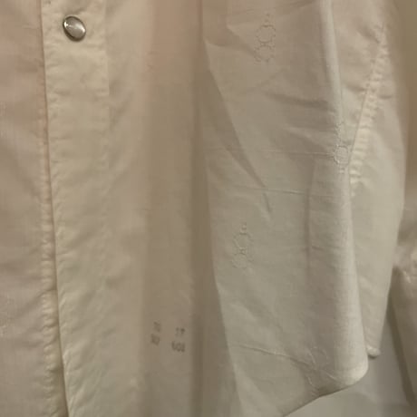 VINTAGE H BAR C WHITE×WHITE PISTOL EMBROIDRED EXCLUSIVE WESTERN SHIRTS