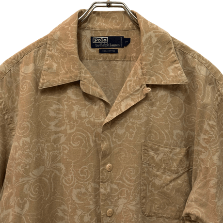 USED VINTAGE   POLO RALPH LAUREN S/S OPEN COLLAR SHIRTS