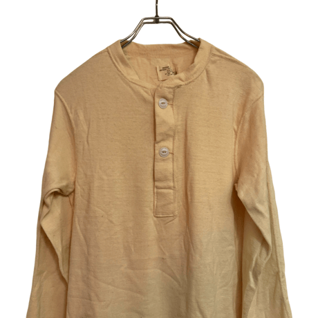 DEAD STOCK 1970s US ARMY HENLEYNECK KNIT UNDER SHIRTS
