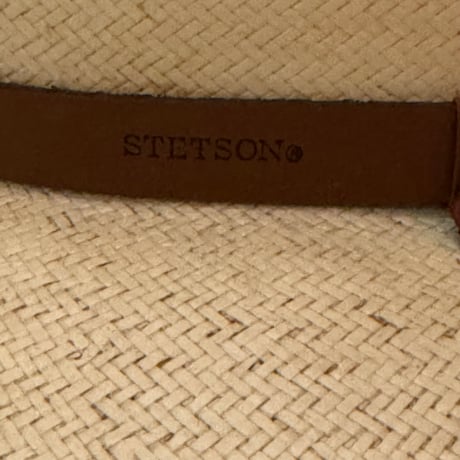 NEW STETSON STRAW HAT