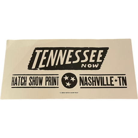 新品　 HATCH SHOW PRINT POSTER ”TENNESSEE NOW”  MADE IN USA
