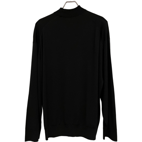 新品　JOHN SMEDLEY MOCNECK KNIT ビッグシルエット  100% WOOL  "MADE IN ENGLAND"
