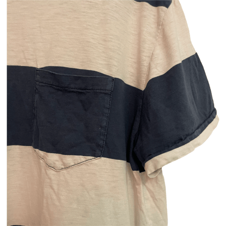 USED RRL FAT STRIPE POCKET   TSHIRTS