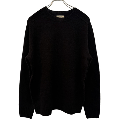 新品　J CREW WOOL BLACK CREWNECK SWEATER
