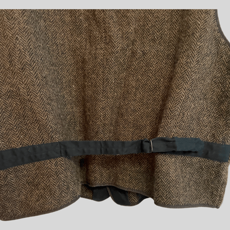 USED DOUBLE RL HARRIS TWEED VEST