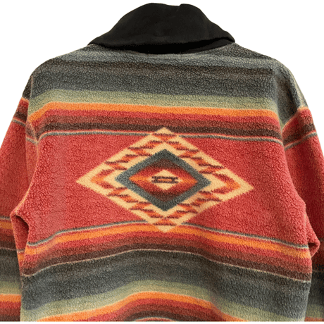 USED   DOUBLE RL NATIVE SHAWL COLLAR FLEECE SHIRTS