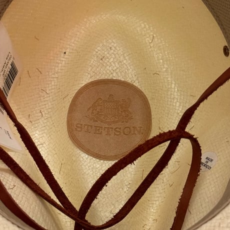 NEW STETSON STRAW HAT