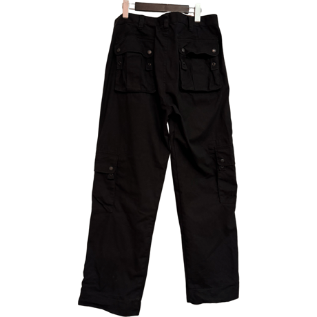 USED POLO RUGBY BLACK HEAVY WEIGHT CANVAS BUSH PANTS