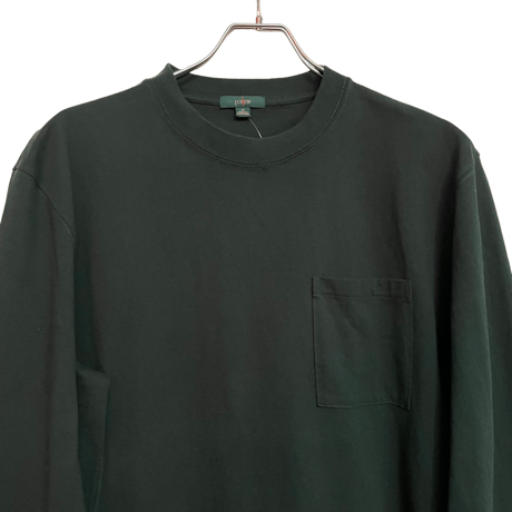 新品　J CREW L/S POCKET TSHIRTS COTTON JERSEY