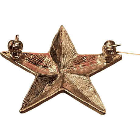 DEADSTOCK  80s  ”STAR”　PINS "BIG"  ”MADE IN UK”