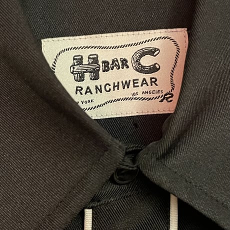 新品　H BAR C BLACK WESTERN SHIRTS MADE IN USA