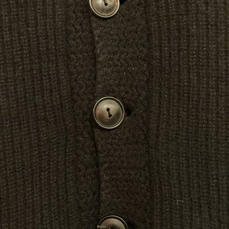 USED RRL ”BLACK SHAWL COLLAR” CARDIGAN  WOOL×CASHMERE MADE IN ITALY SIZE L
