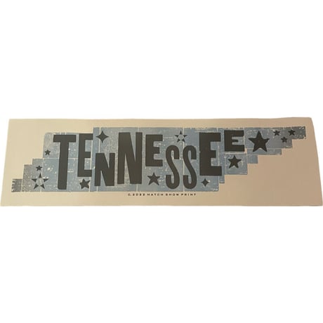 新品　 HATCH SHOW PRINT POSTER ”TENNESSEE”  MADE IN USA