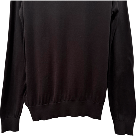 新品　JOHN SMEDLEY TURTLENECK KNIT NAVY  100% SEAISLAND COTTON  "MADE IN ENGLAND"