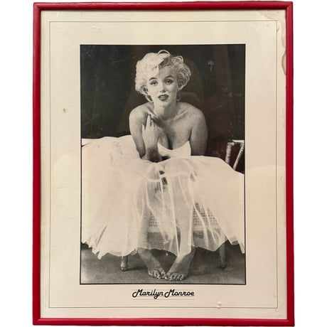 USED "VINTAGE" Marilyn Monroe POSTER With FRAME