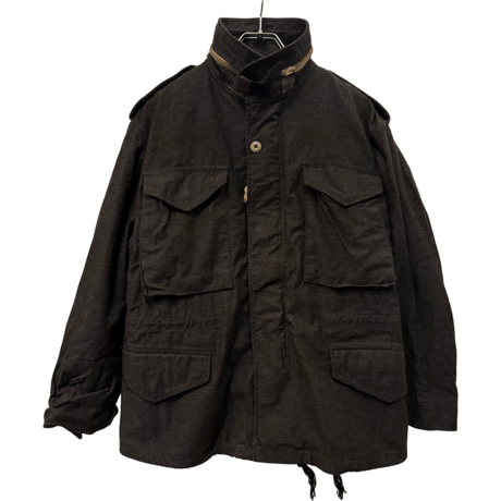USED  US MILITARY M65 FIELD JACKET S-XS BLACK OVER DYED