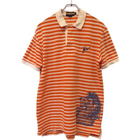 USED POLO RUGBY GRAPHIC PRINT POLO SHIRTS