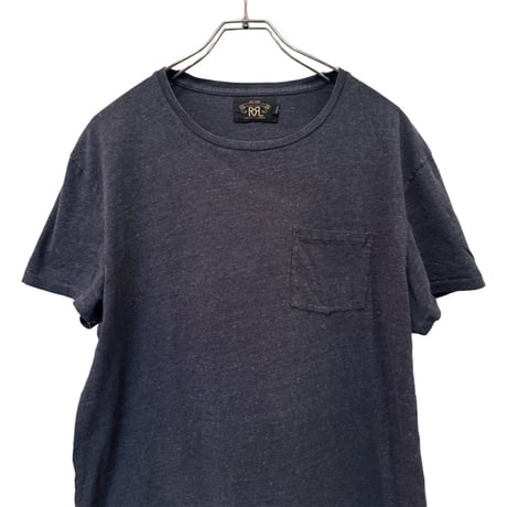 USED RRL POCKET TEE NAVY