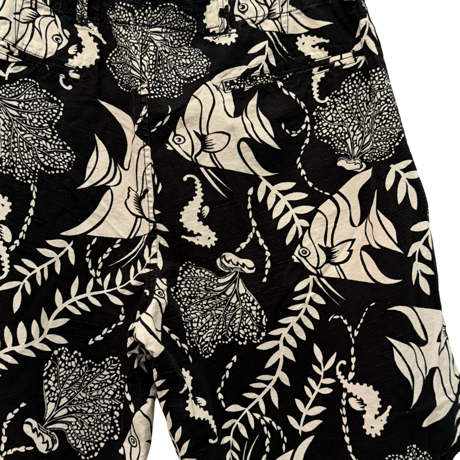 USED POLO RALPH LAUREN SILK LINEN SHORTS