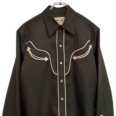 新品　H BAR C BLACK WESTERN SHIRTS MADE IN USA