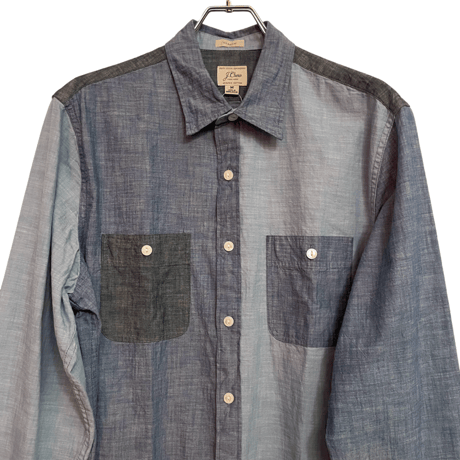 新品　J CREW TWO TONE CHAMBRAY SHIRTS