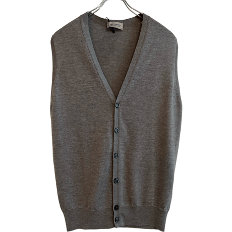 新品　JOHN SMEDLEY  WOOL WAIST COAT  "MADE IN ENGLAND"