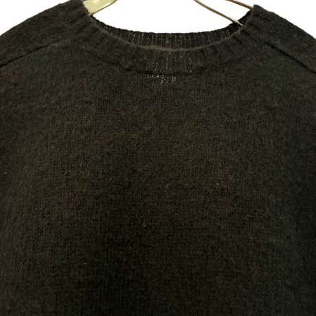 新品　J CREW WOOL BLACK CREWNECK SWEATER