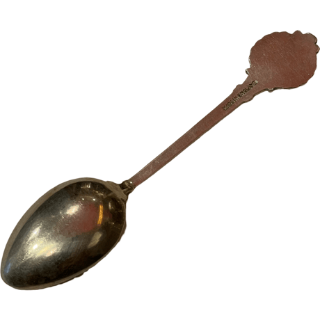 USED ANTIQUE 1953 ELIZABETH II CROWNED SPOON MADE IN ENGLAND