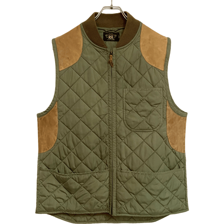 USED RRL QUILTING VEST