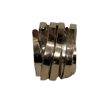 新品　NEW STERLING SILVER  STRAP RING #1
