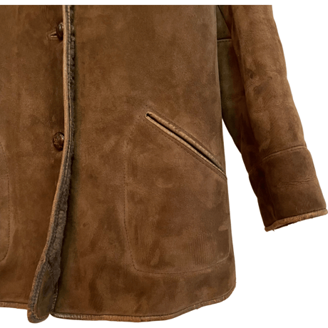 USED VINTAGE SHEARLING COAT ”MADE IN ENGLAND”